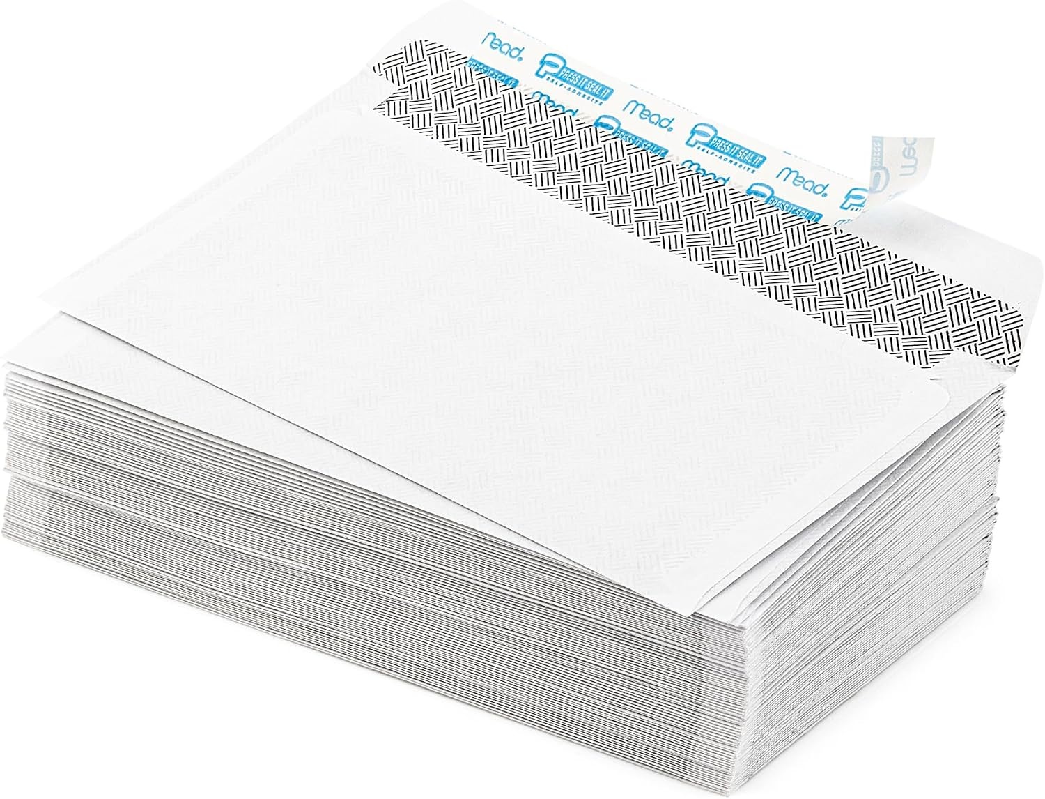 image:imageMead 634 Envelopes 358 x 612 Security Printed Lining for Privacy PressIt SealIt Self Adhesive Closure White AllPurpose 20lb Paper Mailing Envelopes 500 Count 742021Small