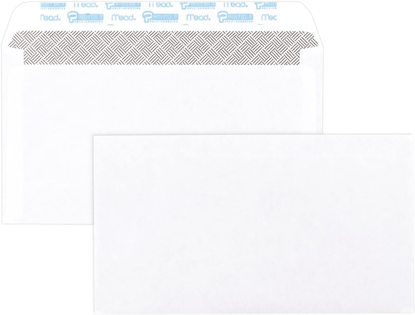 image:imageMead 634 Envelopes 358 x 612 Security Printed Lining for Privacy PressIt SealIt Self Adhesive Closure White AllPurpose 20lb Paper Mailing Envelopes 500 Count 742021Small Pack of 5