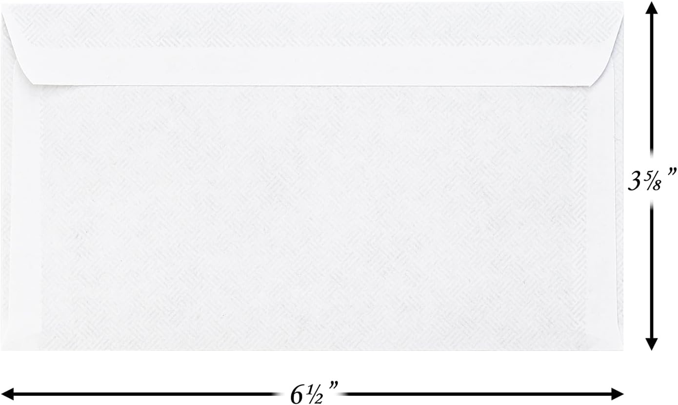 image:imageMead 634 Envelopes 358 x 612 Security Printed Lining for Privacy PressIt SealIt Self Adhesive Closure White AllPurpose 20lb Paper Mailing Envelopes 500 Count 742021Small Pack of 5