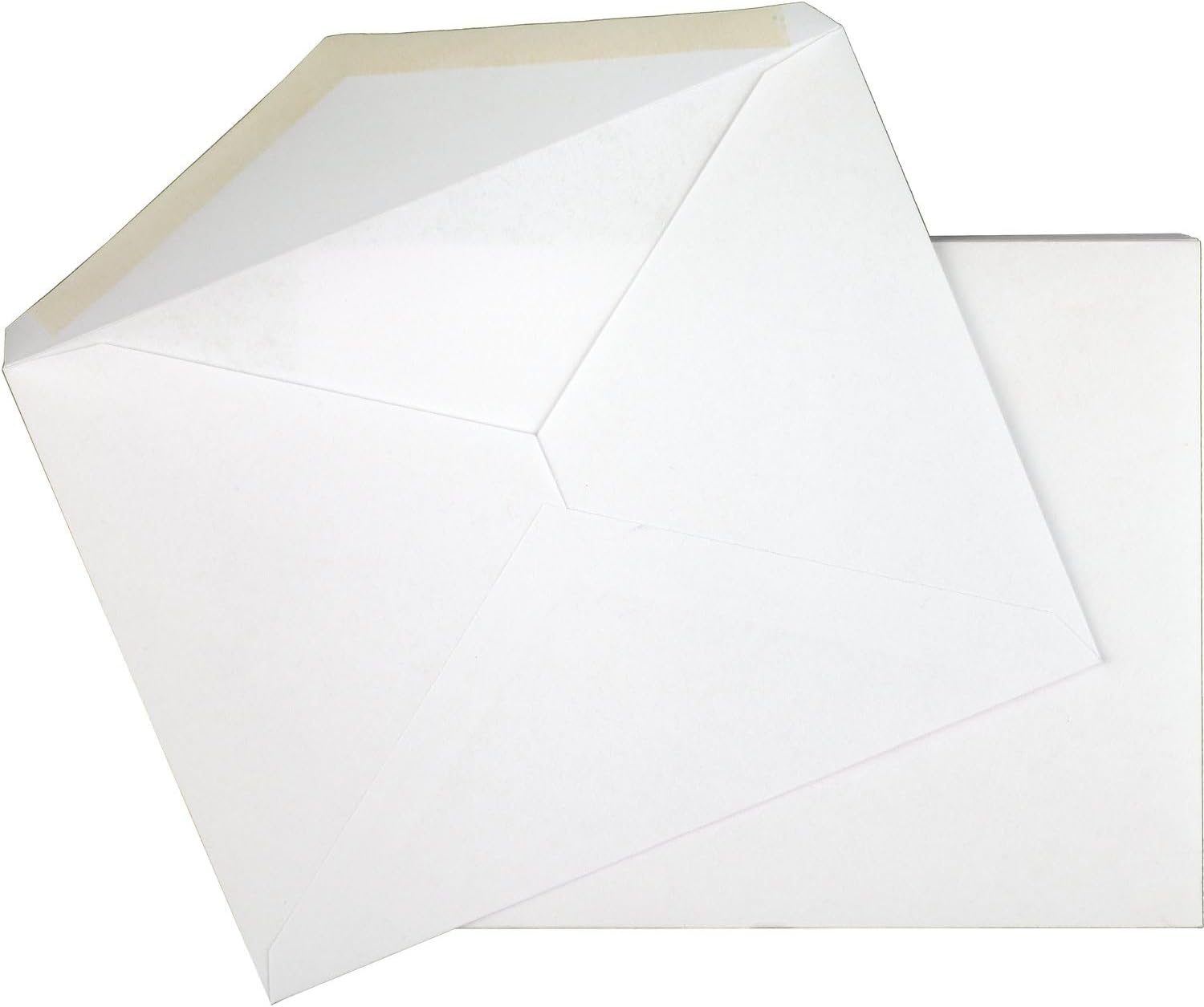 image:imageMead A2 Invitation Envelopes 438 x 534 Gummed Closure White Woven Premium 24lb Paper Mailing Envelopes 100 Count CO1981 Count Pack of 100