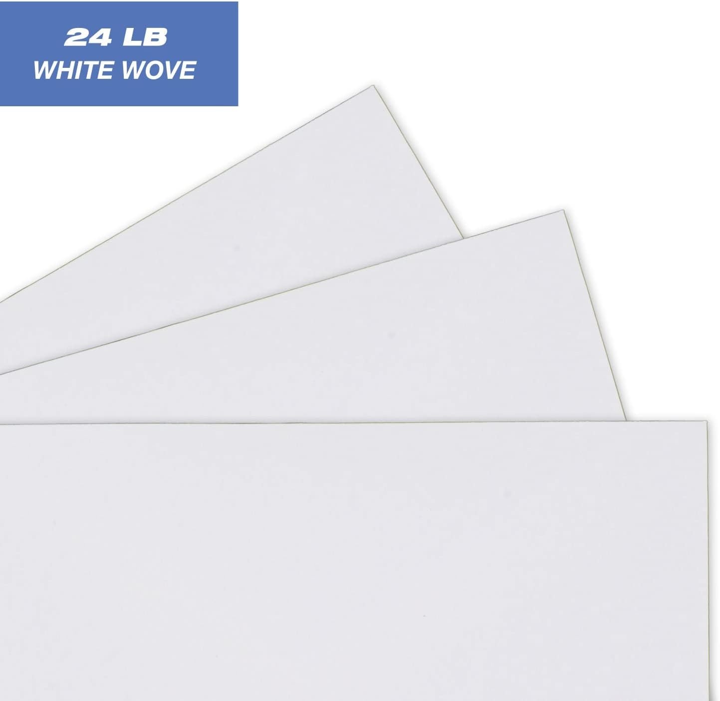 image:imageMead A2 Invitation Envelopes 438 x 534 Gummed Closure White Woven Premium 24lb Paper Mailing Envelopes 100 Count CO1981 Count Pack of 100