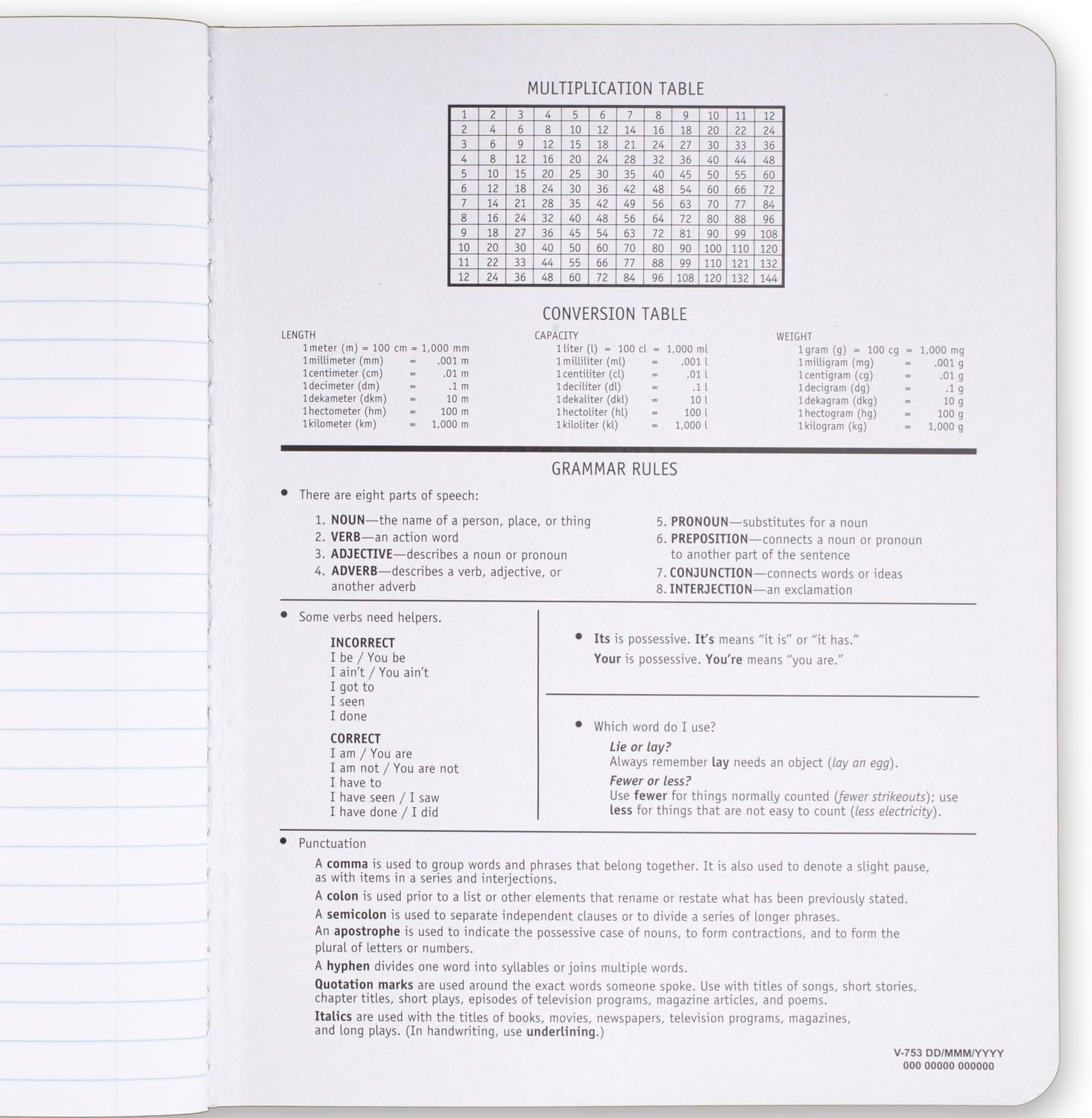 image:imageMead Composition Notebook College Ruled 75 x 975 Paper 100 Sheets Assorted Colors 6 Pack 850106ECMAssorted Bright