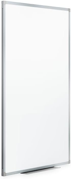 image:imageMead Dry Erase Board 72 x 48 NonMagnetic Whiteboard For Wall 6 x 4 WhiteSilver 85358N48W x 36H