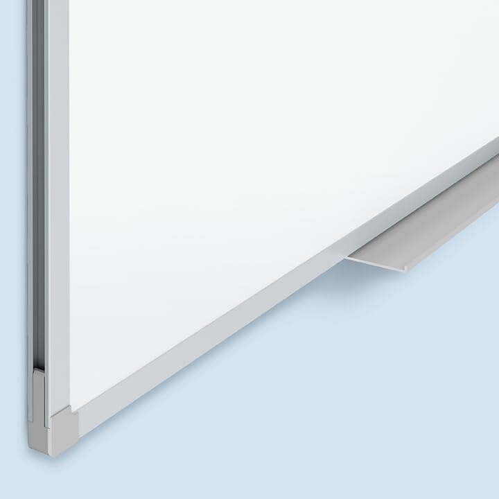 image:imageMead Dry Erase Board 72 x 48 NonMagnetic Whiteboard For Wall 6 x 4 WhiteSilver 85358N96W x 48H