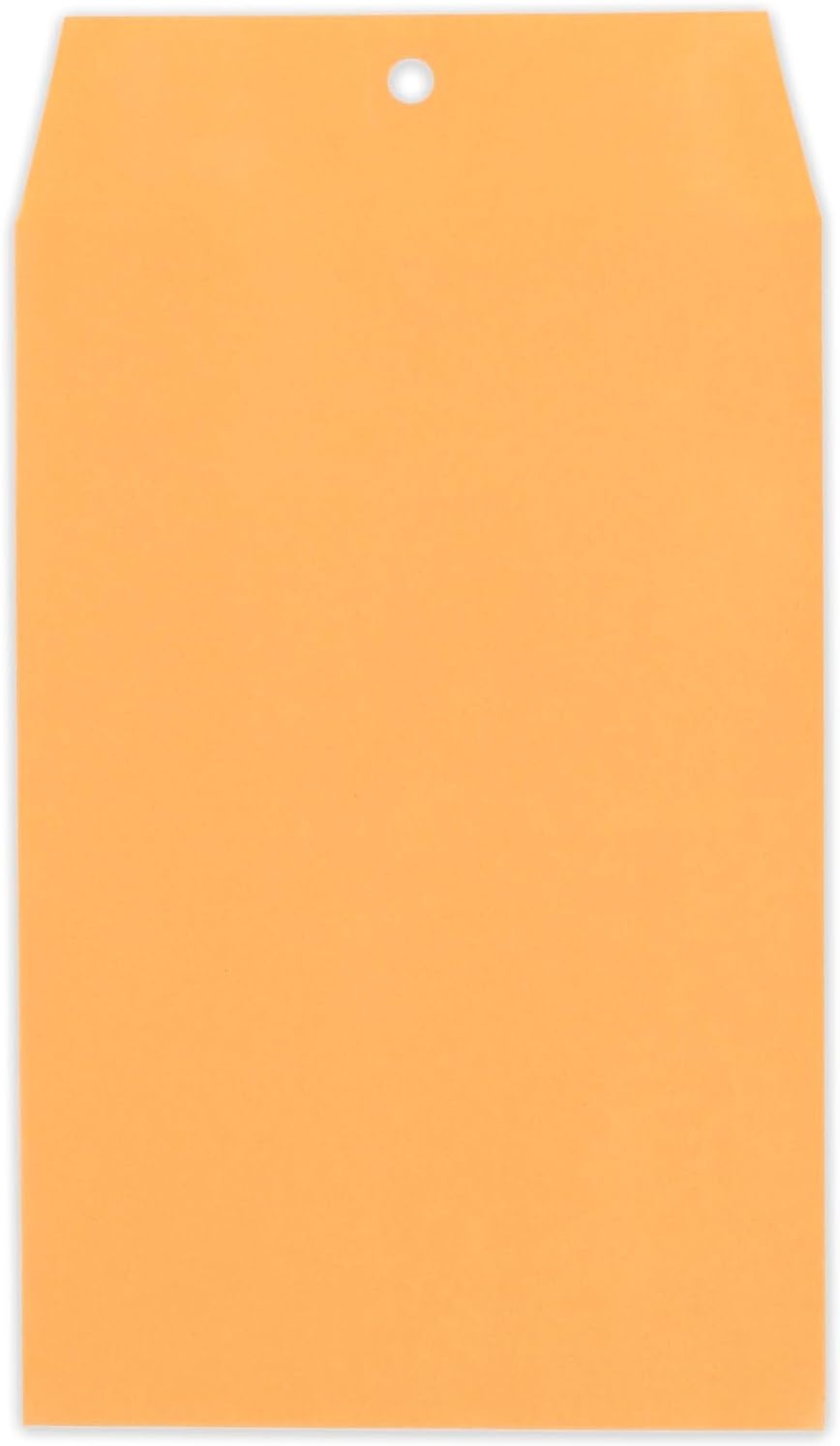 image:imageMead Envelopes 6 x 9 Clasp Closure Brown Kraft AllPurpose 24lb Paper Mailing Envelopes 25 Count 760186 x 9