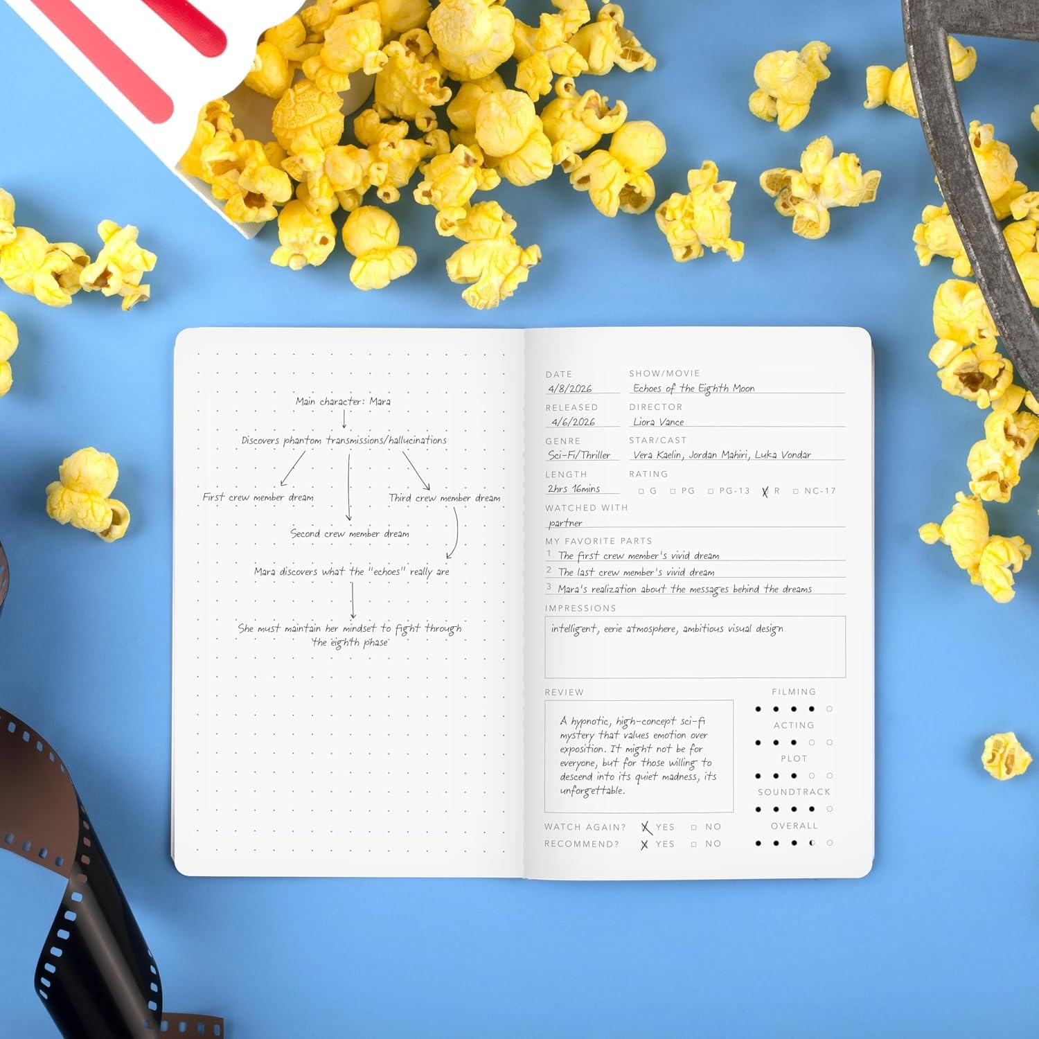 image:imageMead Level Up Gaming Companion Notebook Journal 35 x 55 48 Pages Flexible Cover Mead Moments Collection GrayGold XC0103FReel Adventure Cinema