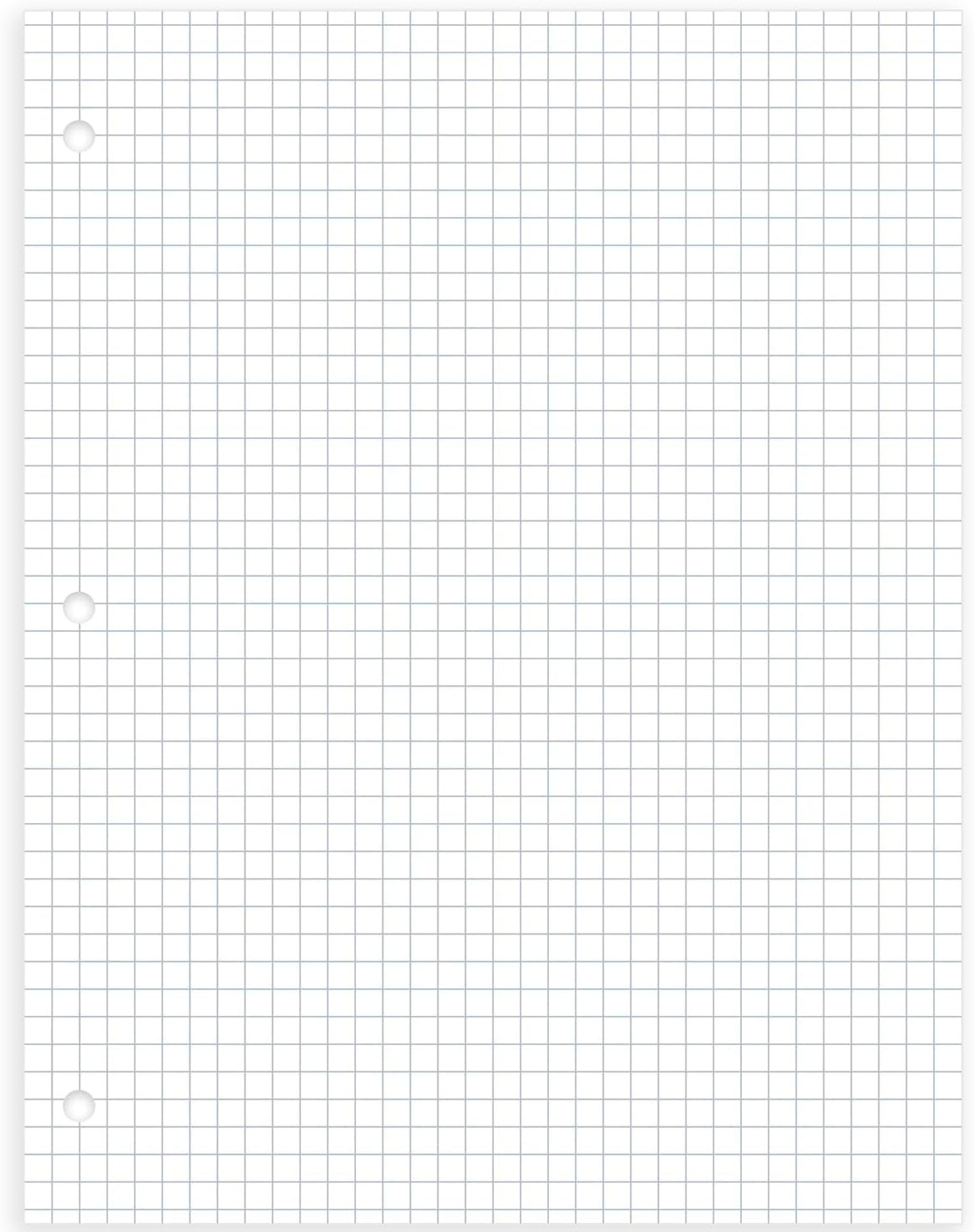 image:imageMead Loose Leaf Paper Graph Ruled Filler Notebook Paper 8 x 1012 400 Sheets Fits 3Ring Binder 150038ECM400 CT