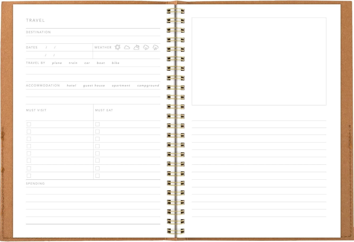 image:imageMead Pet Planner Notebook 6 x 85 160 Pages Vegan Leather Flexible Cover Mead Moments Collection BlueGold XC0070FTravel Planner