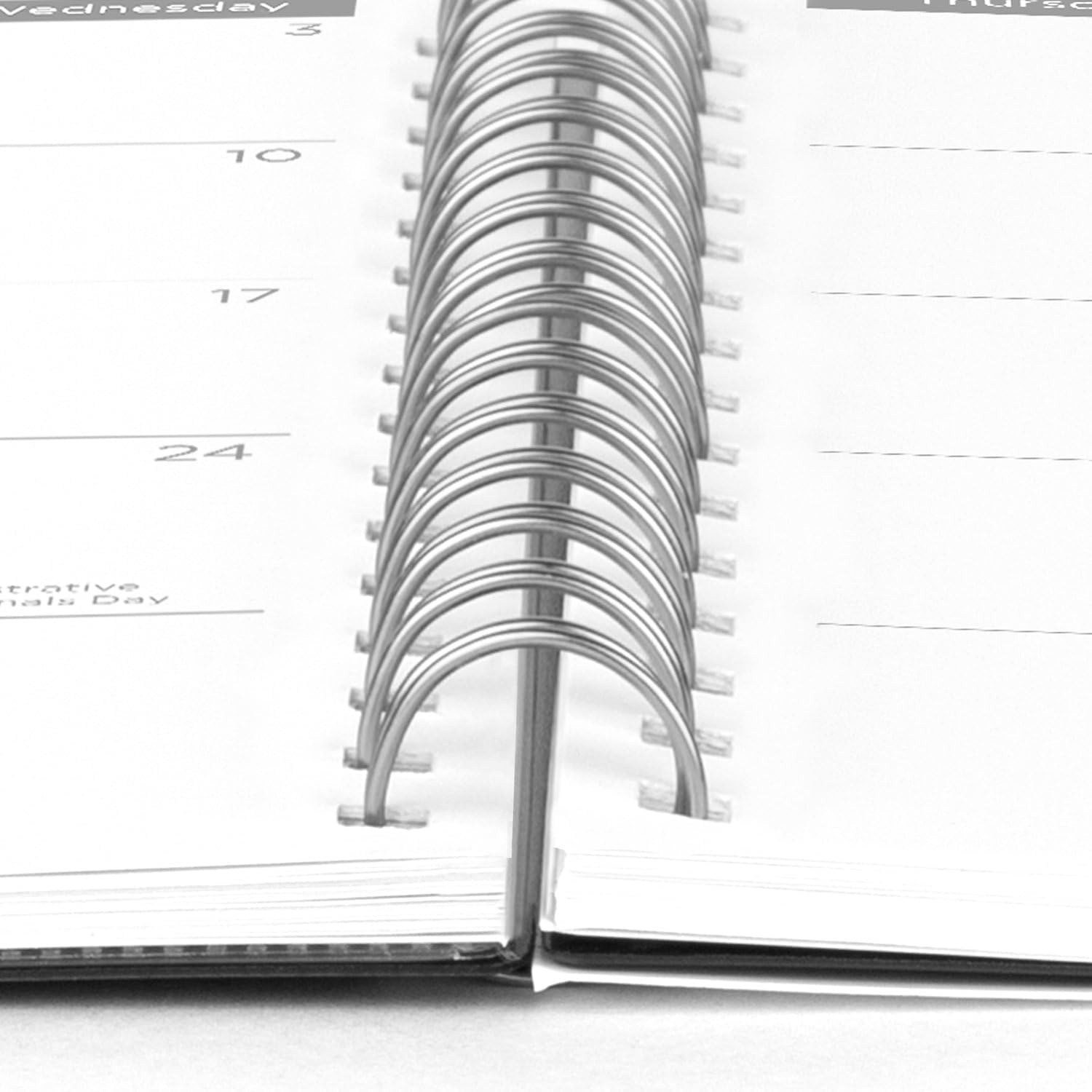 image:imageMead Planner 20262027 Weekly amp Monthly Academic 15Month AprilJune 55 x 85 Composure Blue CAW42020Black