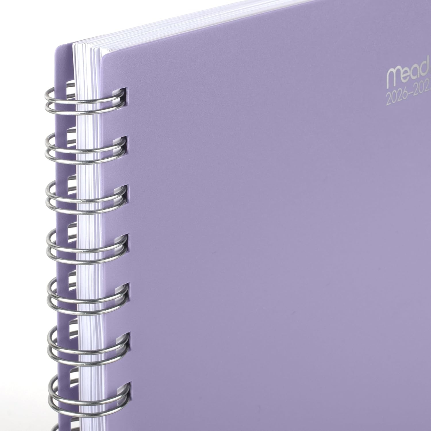 image:imageMead Planner 20262027 Weekly amp Monthly Academic 15Month AprilJune 55 x 85 Composure Blue CAW42020Lilac