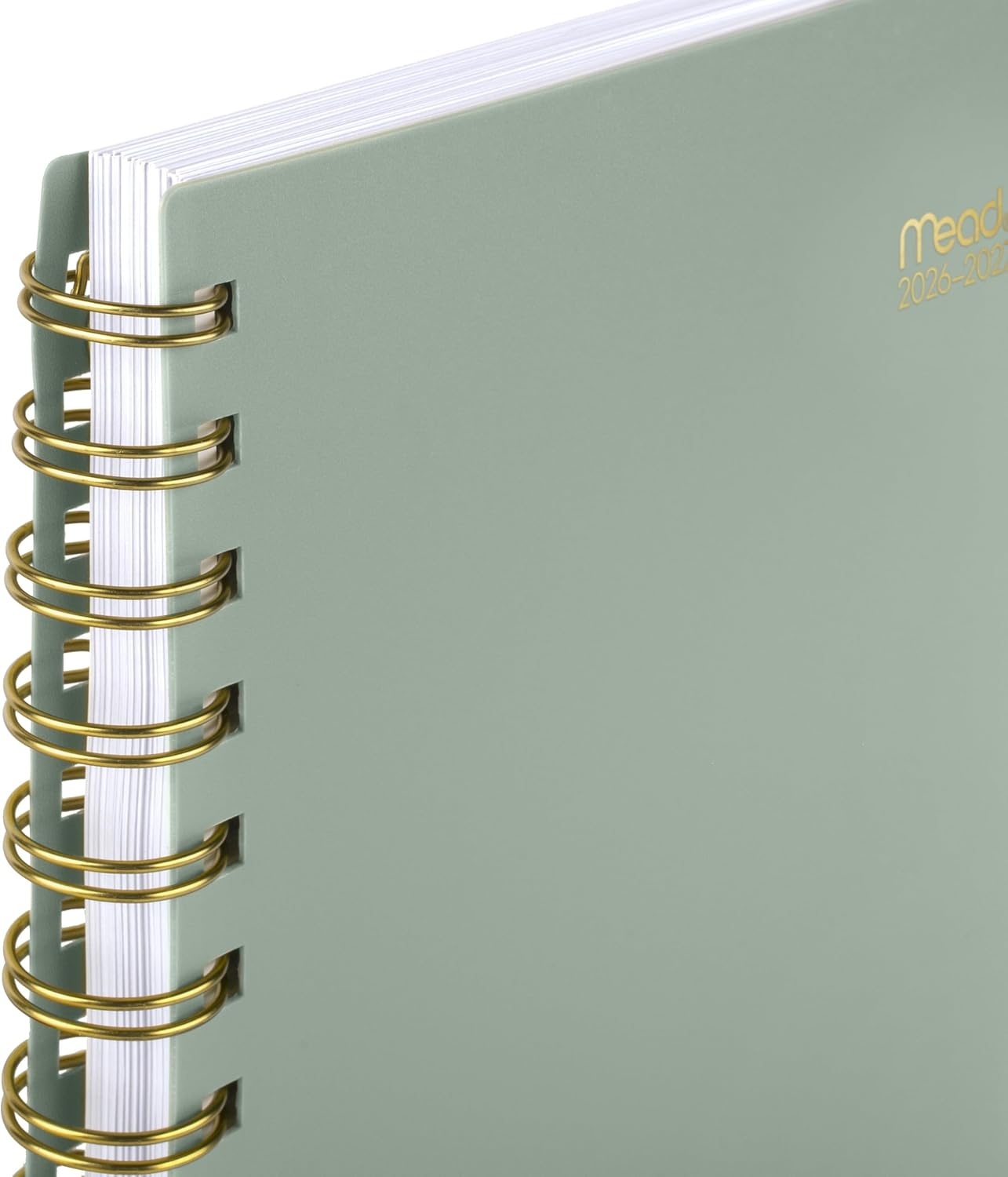 image:imageMead Planner 20262027 Weekly amp Monthly Academic 15Month AprilJune 55 x 85 Composure Blue CAW42020Soft Grass