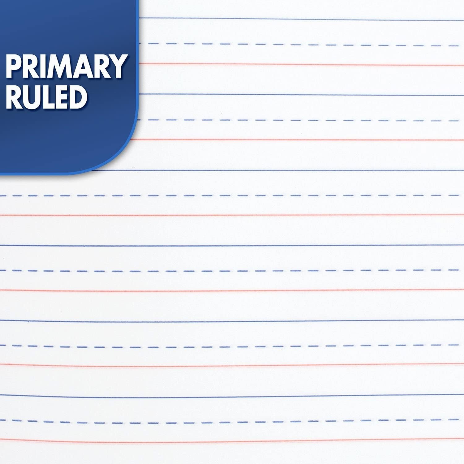 image:imageMead Primary Composition Book 4 Pack Primary Ruled Journal Grades K2 712 x 934 100 Sheets per Comp Book Assorted Colors 610053ECMGrades K2