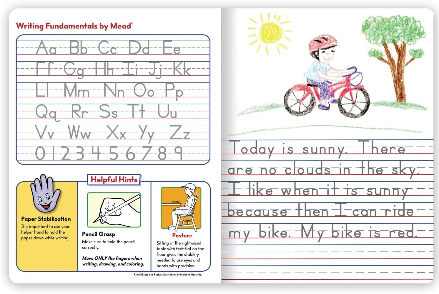 image:imageMead Primary Journal Creative Story Tablet Composition Notebook 75 x 975 Grades K2 100 Sheets 12 Pack Assorted Colors 610052ECM