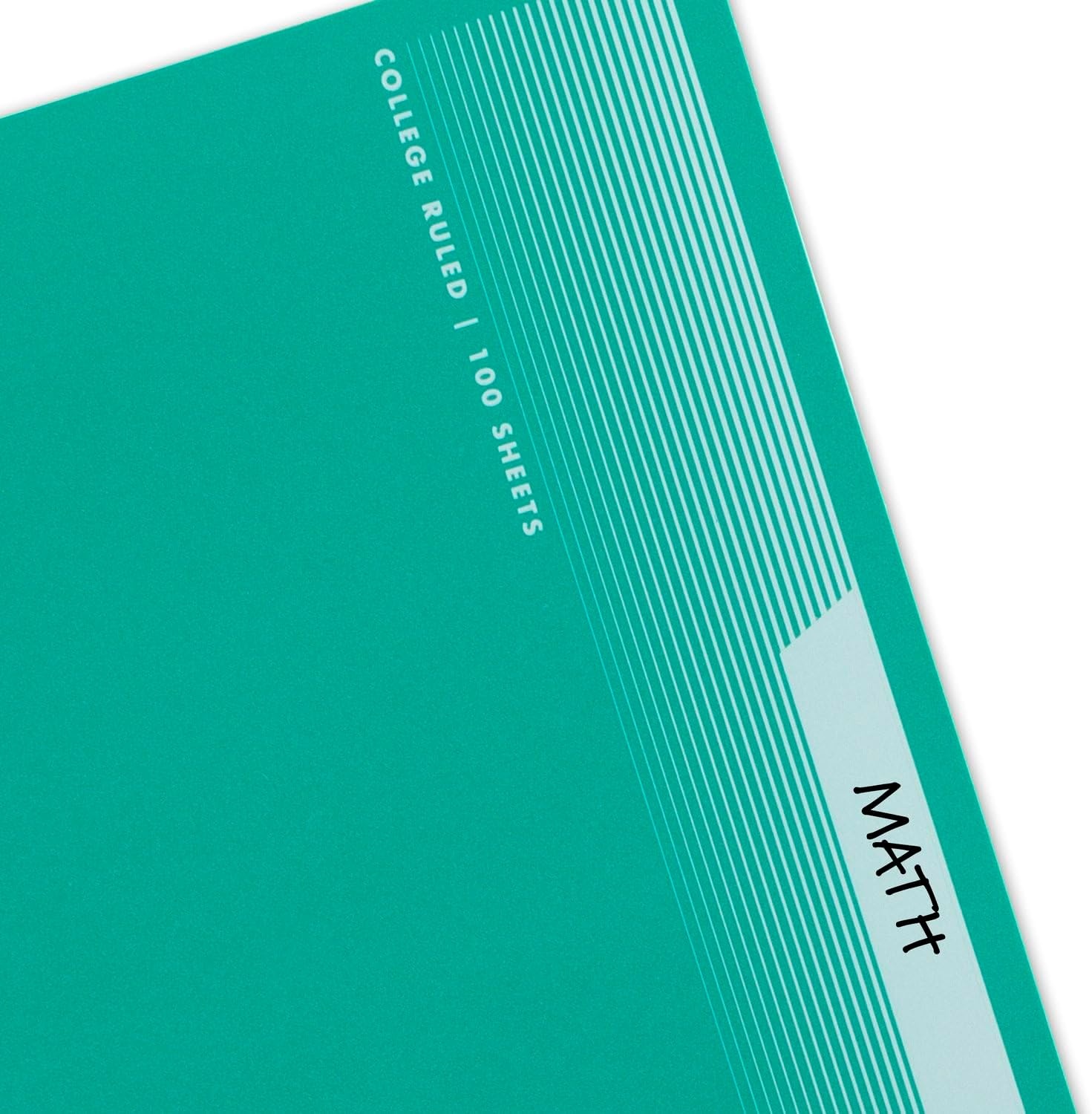 image:imageMead Spiral Notebook 1 Subject Wide Ruled Paper Plastic Cover 8 x 1012 100 Sheets Pastel Lilac 930092DAssorted