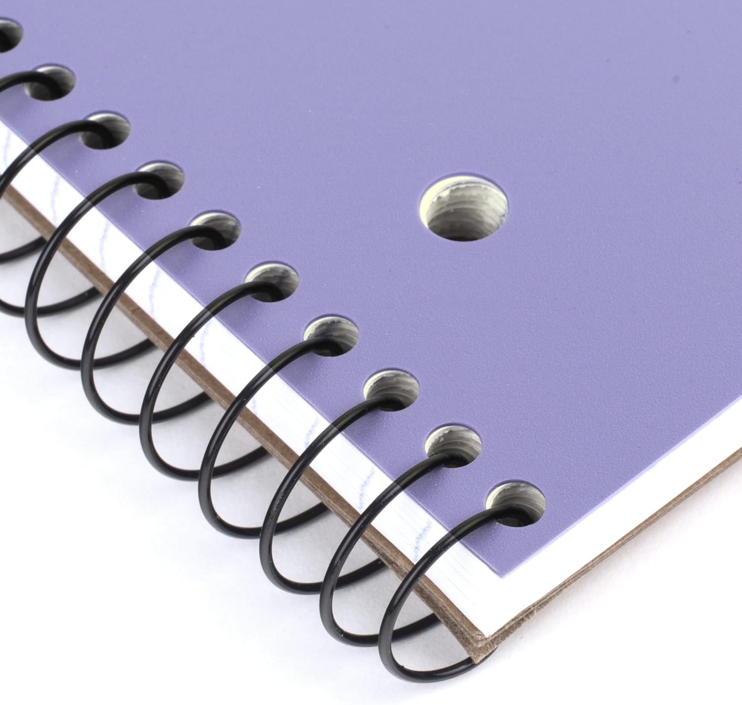 image:imageMead Spiral Notebook 1 Subject Wide Ruled Paper Plastic Cover 8 x 1012 100 Sheets Pastel Lilac 930092DPastel Lilac