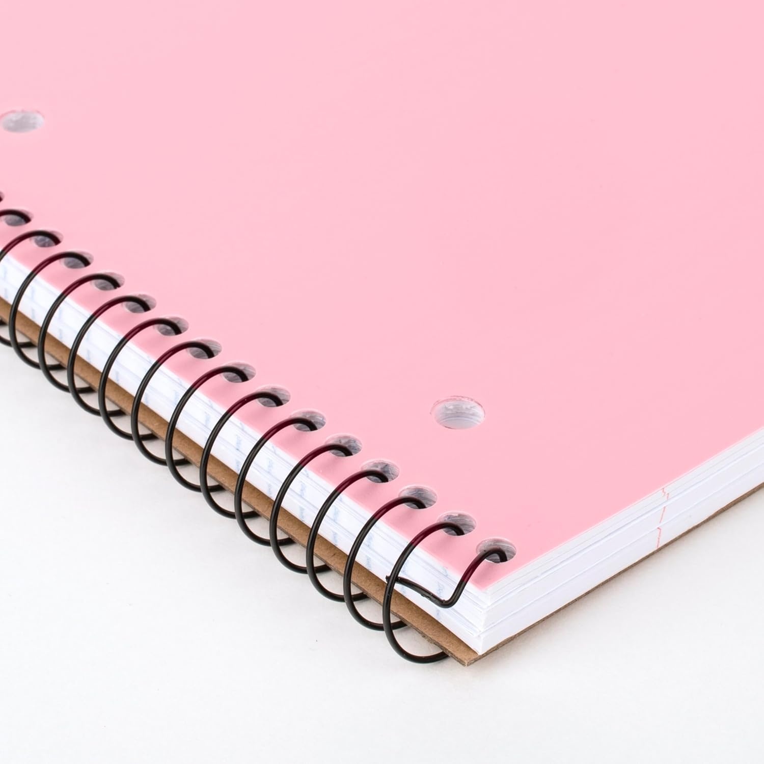 image:imageMead Spiral Notebook 1 Subject Wide Ruled Paper Plastic Cover 8 x 1012 100 Sheets Pastel Lilac 930092DPastel Pink