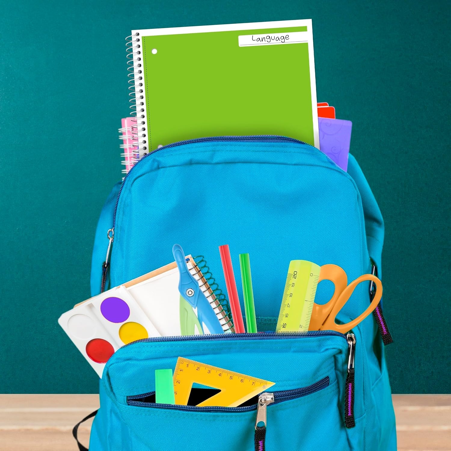 image:imageMead Spiral Notebook 6 Pack 1 Subject College Ruled Paper 712 x 1012 70 Sheets per Notebook Assorted Pastel Colors 830049Assorted Bright