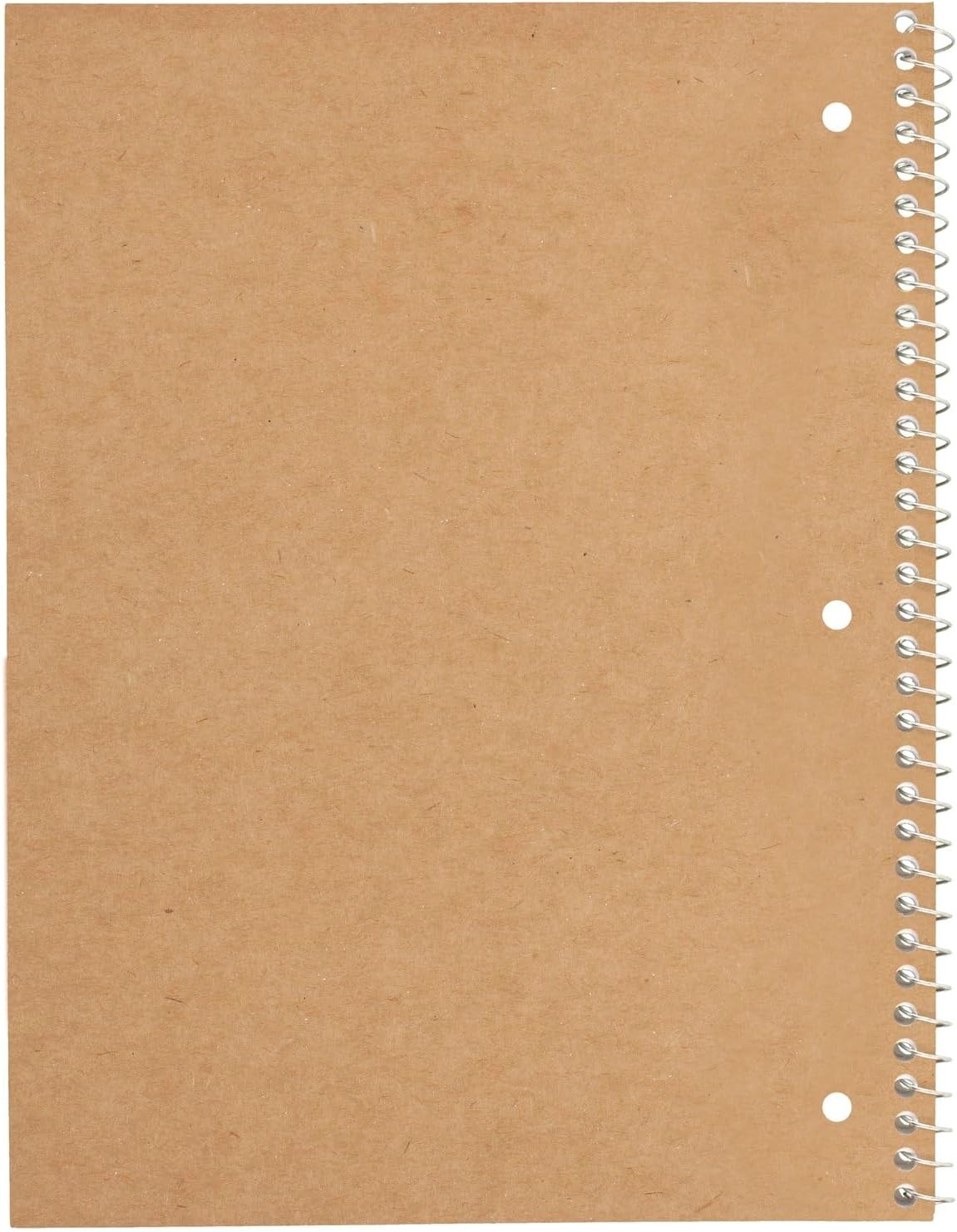 image:imageMead Spiral Notebook 6 Pack 1 Subject College Ruled Paper 712 x 1012 70 Sheets per Notebook Assorted Pastel Colors 830049Assorted Bright