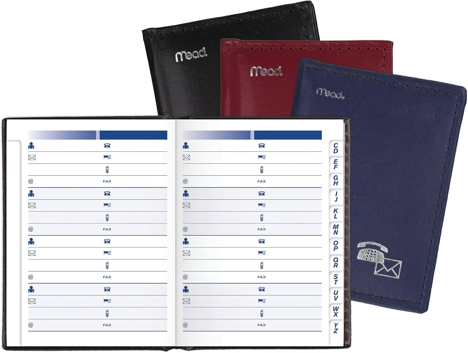 image:imageMead Telephone amp Address Book 3 x 4 384 Entries Color Will Vary 67142Original version