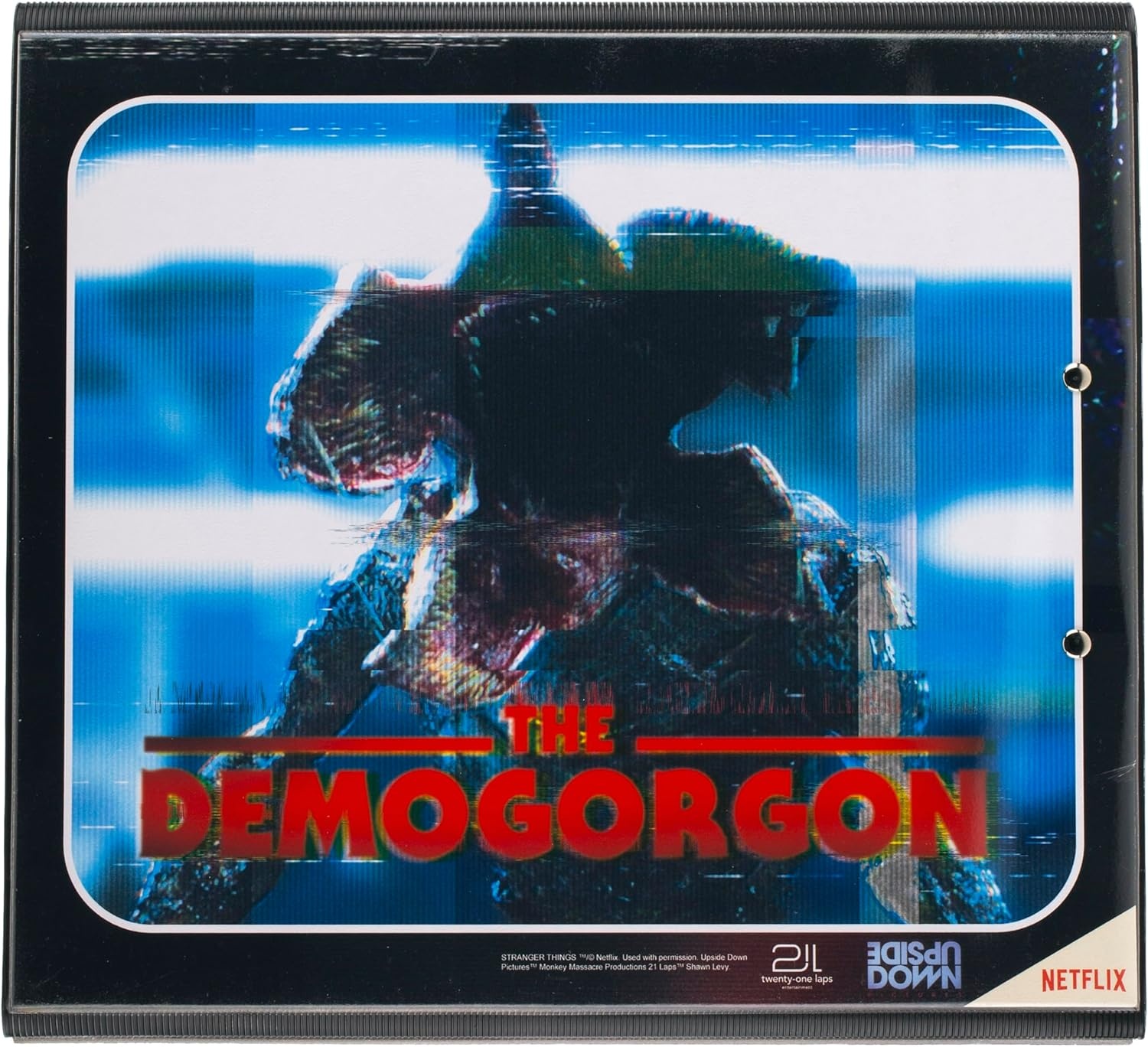 image:imageMead Trapper Keeper Binder Stranger Things 1 Inch Binder with Folders and Pockets Holds 812 x 11 Paper Neon 261138G25Creatures