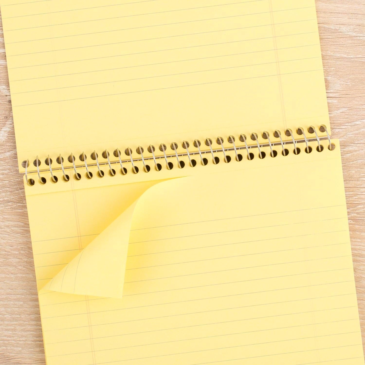 image:imageMead Writing Pads Wide Ruled Paper 812 x 11 70 Sheets Memo Pads Note Pads Steno Pads Yellow 59880Legal Ruled