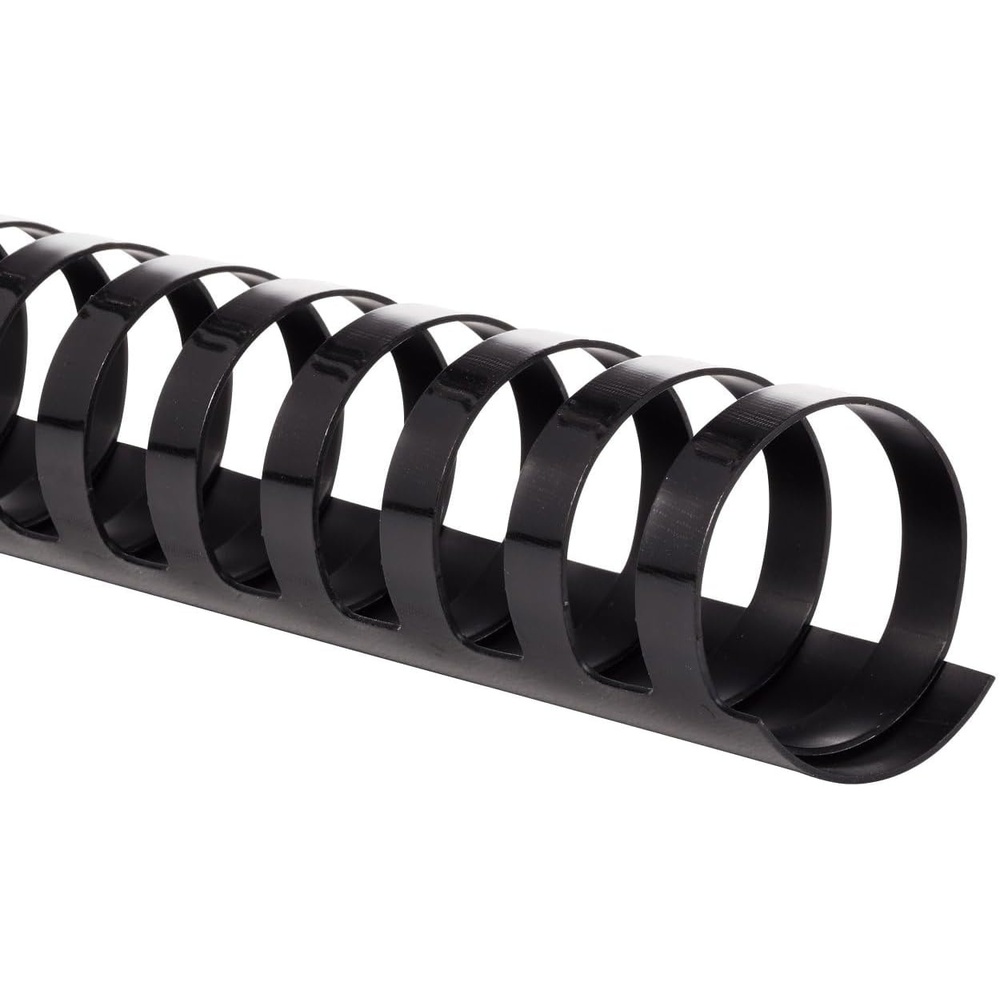 image:imageMead CombBind Binding SpinesSpiralsCoilsCombs 34 150 Sheet Capacity Black 125 Pack 40001361