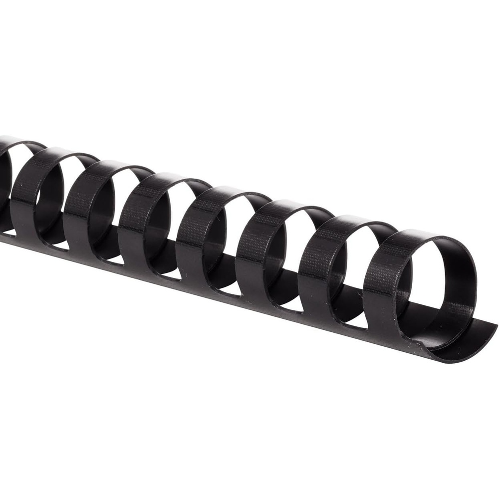 image:imageMead CombBind Binding SpinesSpiralsCoilsCombs 34 150 Sheet Capacity Black 125 Pack 400013634