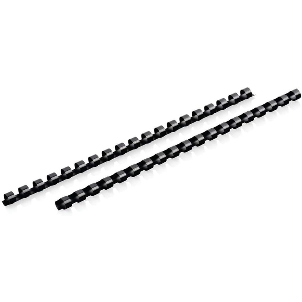 image:imageMead CombBind Binding SpinesSpiralsCoilsCombs 34 150 Sheet Capacity Black 125 Pack 400013638