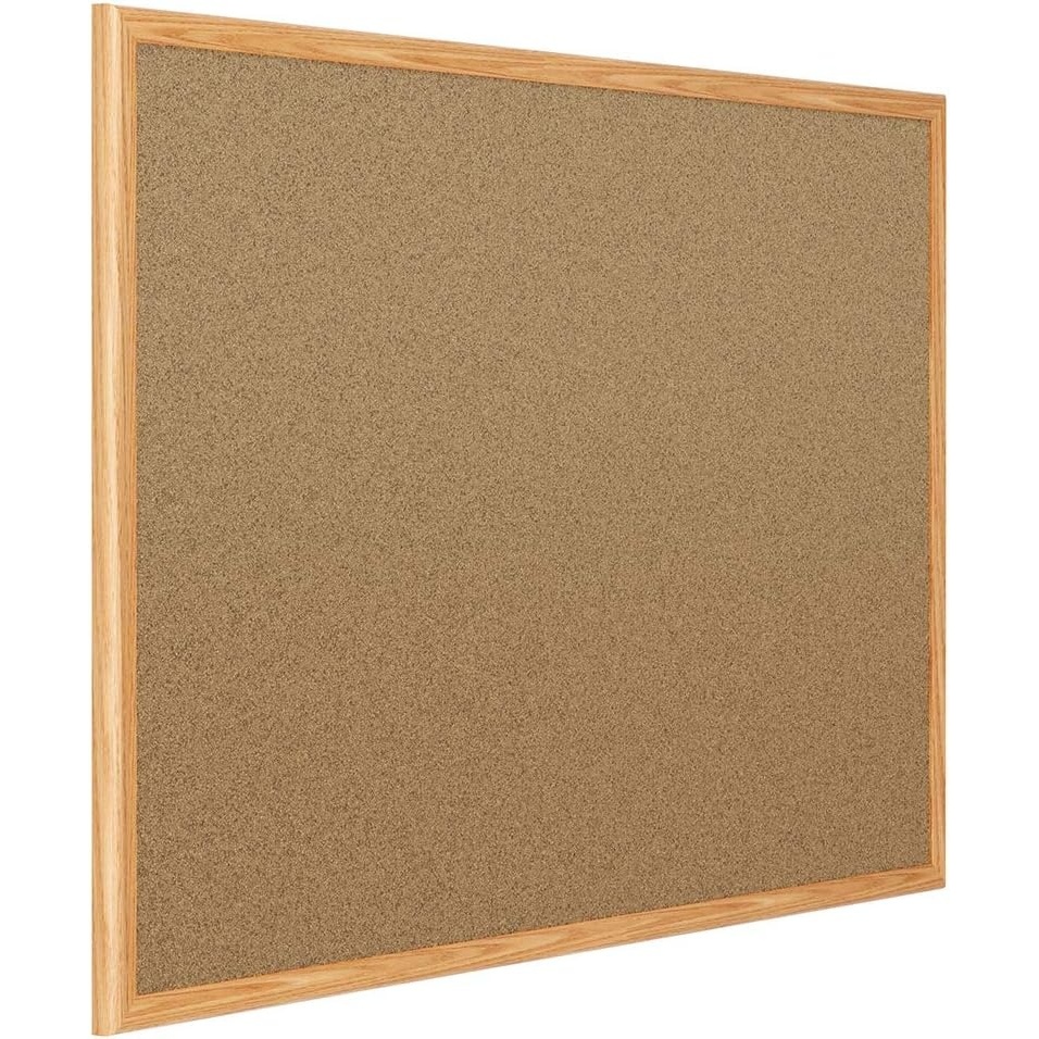 image:imageMead Corkboard 24 x 18 Bulletin Board Aluminum Frame Cork Board 85360CorkboardOak