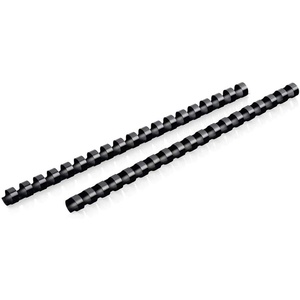 Mead CombBind Binding Spines/Spirals/Coils/Combs, 3/4″, 150 Sheet Capacity, Black, 125 Pack (4000136)(1/2″)