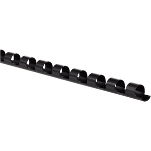 Mead CombBind Binding Spines/Spirals/Coils/Combs, 3/4″, 150 Sheet Capacity, Black, 125 Pack (4000136)(1/4″)