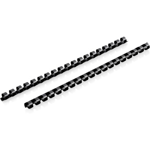 Mead CombBind Binding Spines/Spirals/Coils/Combs, 3/4″, 150 Sheet Capacity, Black, 125 Pack (4000136)(7/16″)