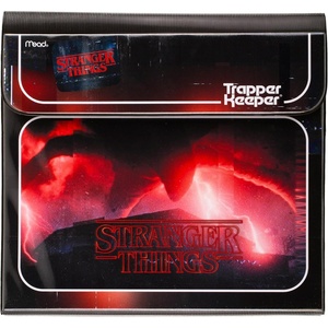 Mead Trapper Keeper Binder, Stranger Things, 1 Inch Binder with Folders and Pockets, Holds 8-1/2″ x 11″ Paper, Neon (261138G-25)(Creatures)