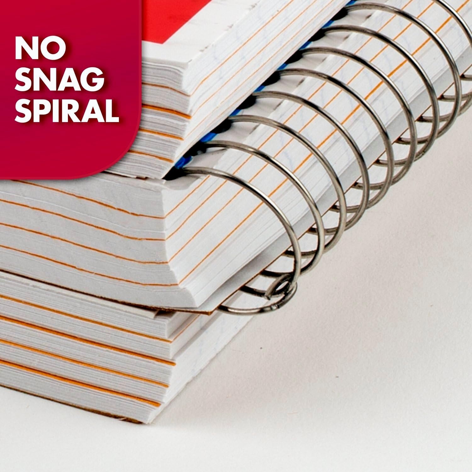 image:imageMead Spiral Notebook 5 Subject Wide Ruled Paper 712x 1012 180 Sheets Color Will Vary 93020525Pack of 1
