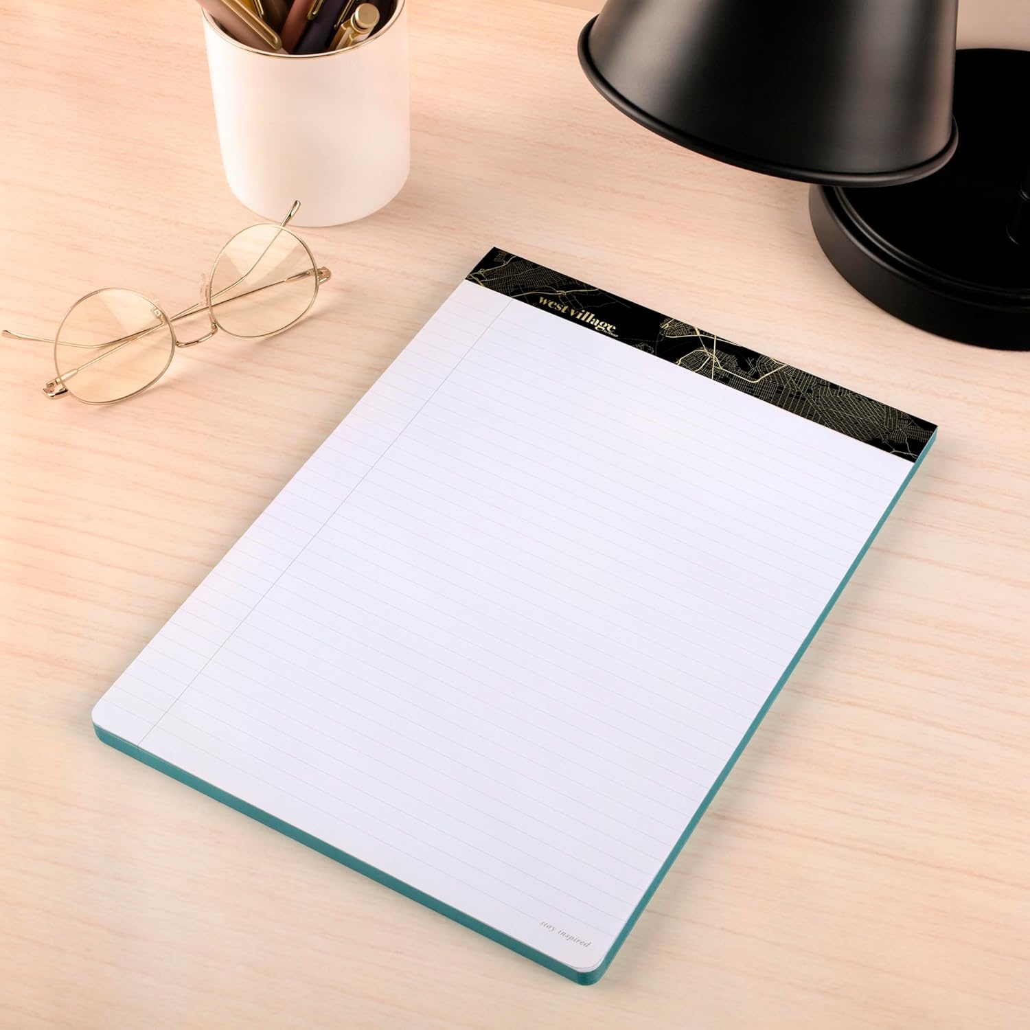 image:imageMead Notepad Wide Ruled 85 x 1075 Paper Legal Pad 80 Sheets West Village WV0056F